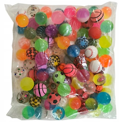  100 x BÄLLE BALL GUMMI BALL SPRINGEN SENSORISCHE BALL 27 mm