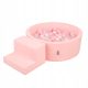  KiddyMoon Schaumstoff-Spielplatz rosa 200 Bälle PPZP-OK30D-122