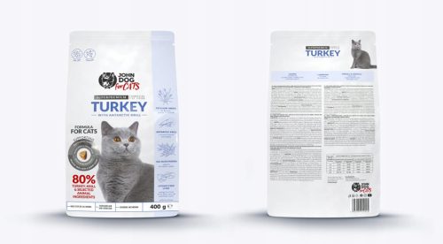  John Dog for Cats Trockenfutter Truthahn 5 kg