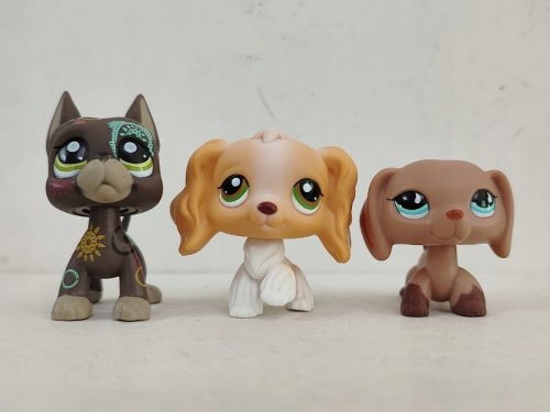  LPS Littlest Pet Shop Katzen & Hunde 3tlg