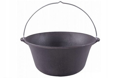  Hängender Gusseisenkessel für Gulasch - 7,2 L