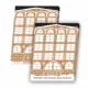  Adventskalender mit winterlichem Mietshaus-Motiv – 24 Kaffeesorten mit ARABICA-Geschmack