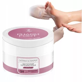    PHARM FOOT DERMA SCRAPER SALZ- UND ZUCKERPEELING MIT HARNSTOFF 200 g