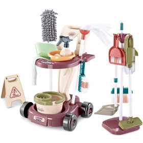    GROSSES REINIGUNGSSET Trolley-Ständer ELEKTRONISCHER STAUBSAUGER 26 ACC MATADI