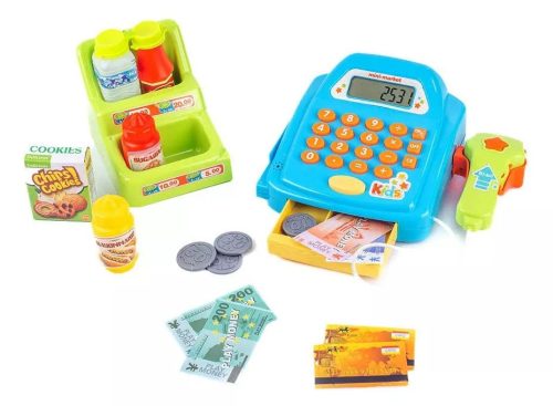  KASSE SUPERMARKT SHOP SCANNER RECHNER STALL WOOPIE ZUBEHÖR