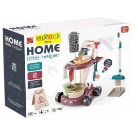    GROSSES REINIGUNGSSET TRAGEN + Moppeimer, Besen, Bürstenzubehör 5847