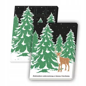    Ein einzigartiges Adventsgeschenkset mit Kaffee und Tee für die Frau einer Frau