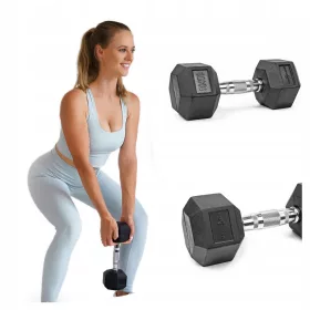  Pretorians beschichtete/gummierte feste Hanteln 1x 10 kg