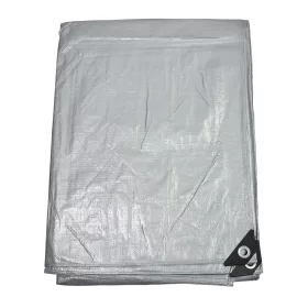   Vielseitige, wasserdichte Silberplane 3x5 m mit UV-Schutz und verstärkten Rändern