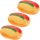  Hotdog Stressbälle Spielzeug Essen Hot Dog