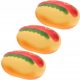  Hotdog Stressbälle Spielzeug Essen Hot Dog
