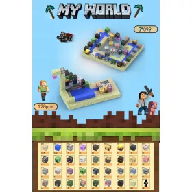    128-teiliges magnetisches Set mit Minecraft-Blöcken, Geschenk für Kinder, Loot Shop