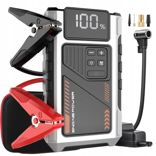  Startgerät Booster 150PSI Kompressor Starter 6000A 26800mAh 5 in1
