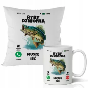    GESCHENKTASSE + KISSEN – Fish Are Calling – FÜR ANGLER – I Gotta Go