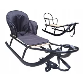    DICKER UND SUPERSTARKER POLNISCHER SCHLITTEN ASTON SPORT + RÜCKENLEHNE + MATRATZE 150 kg