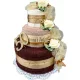  GROSSES Geschenk zum 40. oder 50. Hochzeitstag, Handtuch, Kuchen, Blumen, Seife, Rosen