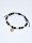  Armband an einer Schnur Steine Turmalin Bergkristall Fatimas Hand Herz