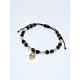  Armband an einer Schnur Steine Turmalin Bergkristall Fatimas Hand Herz