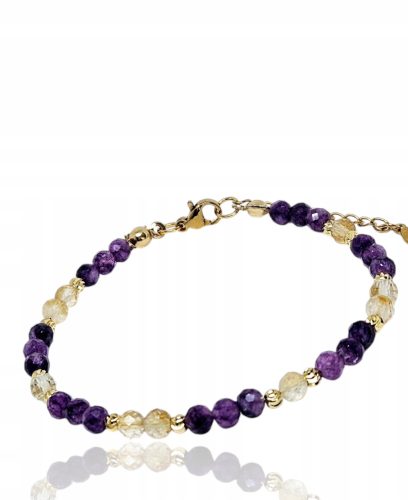 Amethyst Citrin Armband Natursteine