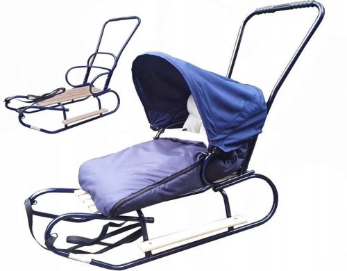  EVO-SCHLITTEN + PUSHER + WARMER SCHLAFSACK + KABINE + FUSSSTÜTZEN