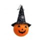  DEKORATIVER WEICHER KÜRBIS MIT HALLOWENHUT, KÜRBISSE 18 CM
