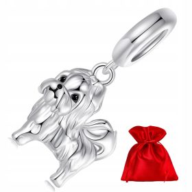    H280 Shih Tzu Hund Charms Silber Anhänger Perlen Silber 925