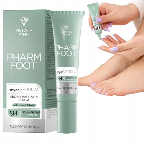  PHARM FOOT mycoVERRUM Kräuterserum gegen Fußnägel, Warzenmykose, 15 ml