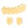  26 Bodengrills, 18 Grills mit Bling Gold-Mundkappen