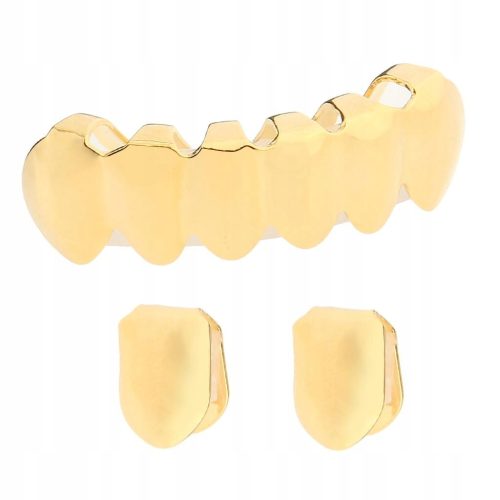  26 Bodengrills, 18 Grills mit Bling Gold-Mundkappen