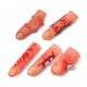  Abgetrennte Finger 5 Stück Halloween Blut HALLOWEEN PARTY