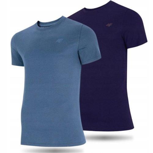  SET 2x HERREN-SPORT-T-Shirt 4F T-Shirt Freizeitbluse