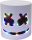  HALLOWEEN DJ MASKE LED MARS SCHAUMSTOFFHAUBE