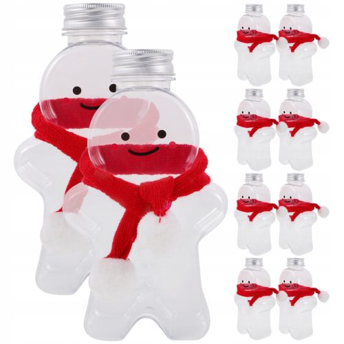 Milchteeflasche, leere klare Wasserflasche