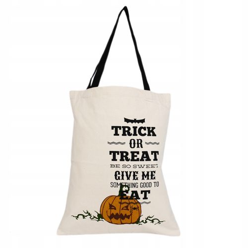  Halloween-Süßigkeitstüten aus Baumwoll-Canvas