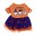 Halloween-Kleid für einen Hund mit Kürbismotiv, flexibles Kostüm für Ihr Haustier