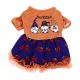  Halloween-Kleid für einen Hund mit Kürbismotiv, flexibles Kostüm für Ihr Haustier