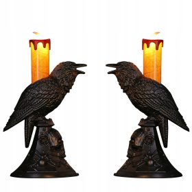  Kürbiskerze aus Kunststoff, 19 cm