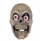  Halloween-Maske Totenkopf mit beweglichen Augen HALLOWEEN-PARTY