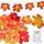  LEICHTE GIRLANDENLAMPEN MIT AHORNBLÄTTER 10M 80LED HERBST-HALLOWEEN-DEKO