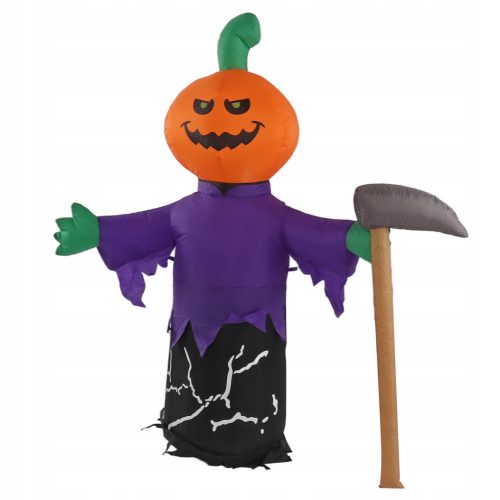  AUFBLASBARER KÜRBIS SKOSA LED DEKORATIVES HALLOWEEN