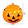  Halloween-Kürbislampe mit Halloween-Süßigkeitseimer