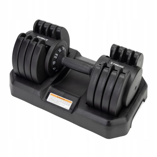  TREXO TXO-B4W005 verstellbare Hantel 32 kg schwarz 8 Platten Robuster Stahl