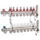  X-HOME BODENHEIZVERTEILER 8 PEX-ANSCHLÜSSE P-VENTIL