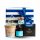  Geschenkset Blau und Schwarz - Weihnachten