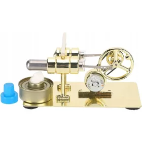    Solides Stirlingmotormodell, sehr leistungsstark mit Generator