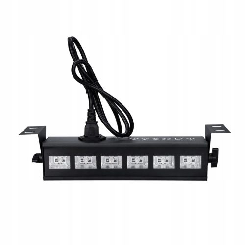  LED-Lampe mit schwarzem UV-Licht für den Innenbereich 6x3W