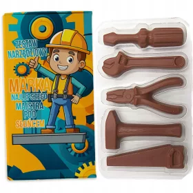    CHOCOLATE TOOLS FIGUREN, GESCHENK ZUM TAG DES FREUNDES FÜR DEN VATI DES VATERS, 155 g