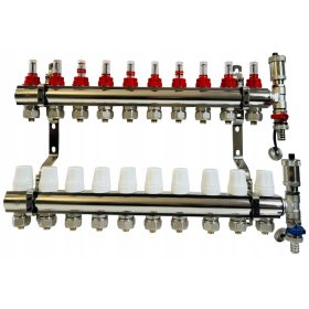  VERTEILER FÜR FUSSBODENHEIZUNG, 10 KREISTEILE
