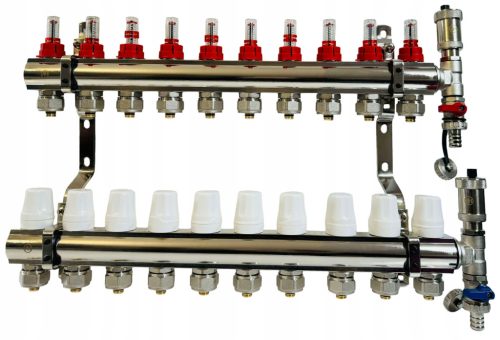  VERTEILER FÜR FUSSBODENHEIZUNG, 10 KREISTEILE