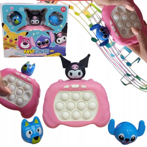  Pop it 3in1 KUROMI STICH BLUEY ANTI-STRESS ELECTRONIC ARCADE-Spiel